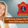 AWES Recruitment 2025