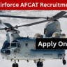 Indian Airforce AFCAT Recruitment 2025