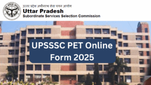 UPSSSC PET Apply Online 2025